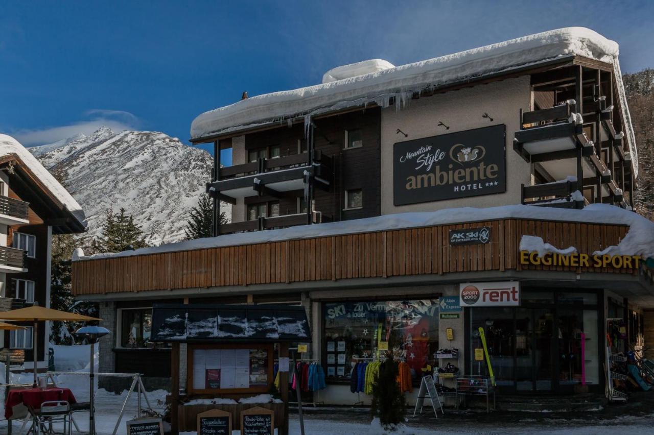 Ambiente Mountain Style 호텔 Saas Fee 외부 사진